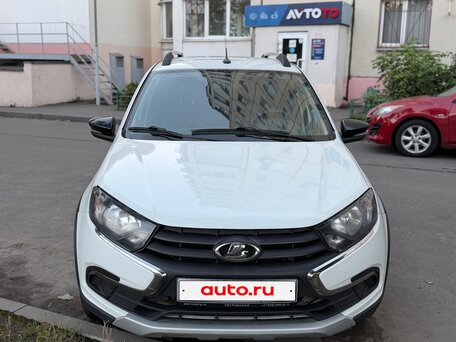 2021 Lada (ВАЗ) Granta Cross I Рестайлинг, белый, 729000 рублей, вид 2
