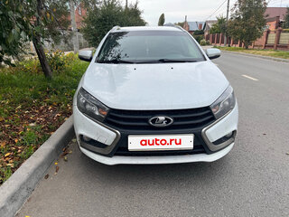 2019 Lada (ВАЗ) Vesta SW I, белый, 1000000 рублей, вид 2