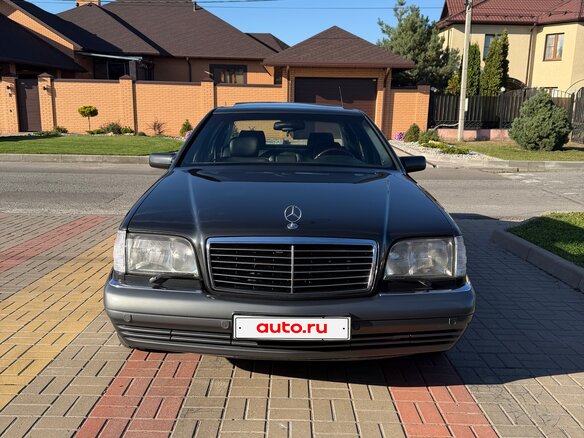 1995 Mercedes-Benz S-Класс 350 III (W140), чёрный, 3350000 рублей - вид 1