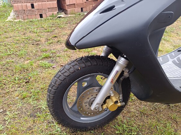 2001 Honda Dio, чёрный, 55000 рублей - вид 1
