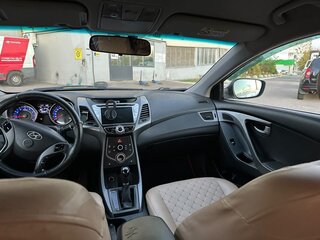 2015 Hyundai Elantra V (MD) Рестайлинг, белый, 630000 рублей, вид 4