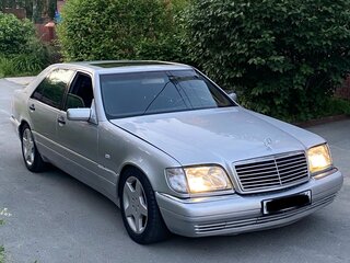 1998 Mercedes-Benz S-Класс 500 Long III (W140) Рестайлинг, серебристый, 800000 рублей, вид 4