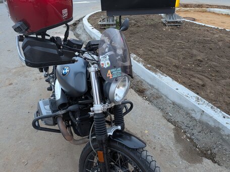 2020 BMW R Nine T Scrambler, серебристый, 930000 рублей, вид 4