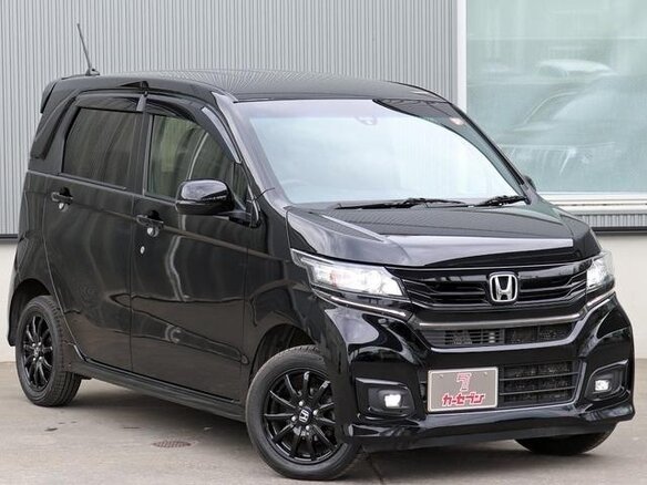 2017 Honda N-WGN I Рестайлинг, чёрный - вид 3