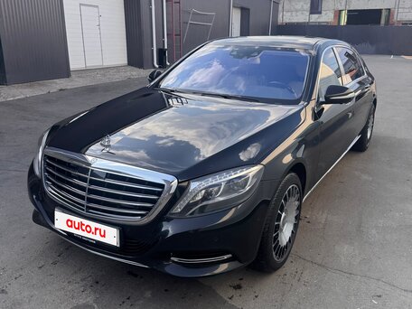 2015 Mercedes-Benz Maybach S-Класс 500 I (X222), чёрный, 3300000 рублей, вид 1