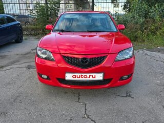 2008 Mazda 3 I (BK) Рестайлинг, красный, 650000 рублей, вид 3