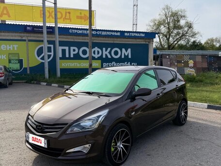2016 Hyundai Solaris I Рестайлинг, коричневый, 1140000 рублей, вид 1
