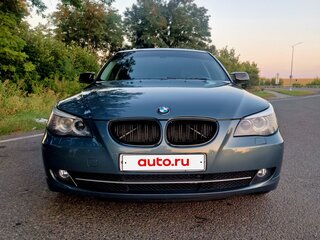 2008 BMW 5 серии 520i V (E60/E61) Рестайлинг, синий, 930000 рублей, вид 4