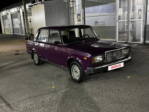 2002 Lada (ВАЗ) 2107, фиолетовый, 100000 рублей
