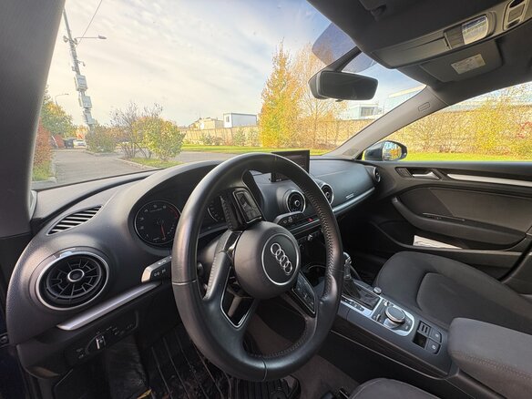 2019 Audi A3 III (8V) Рестайлинг, синий, 1650000 рублей - вид 13