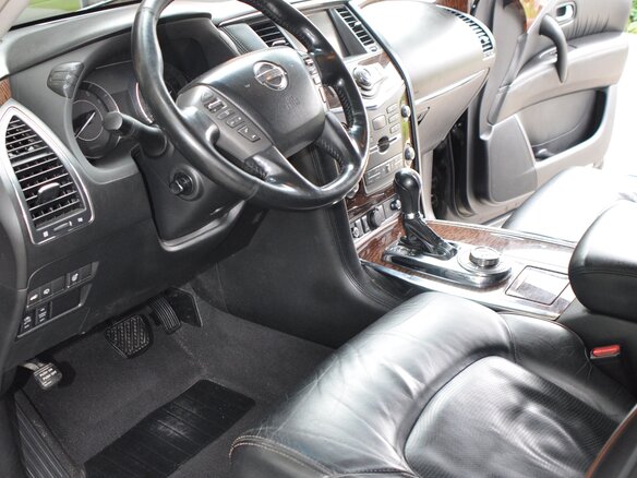 2013 Nissan Patrol VI (Y62), чёрный, 2600000 рублей - вид 14
