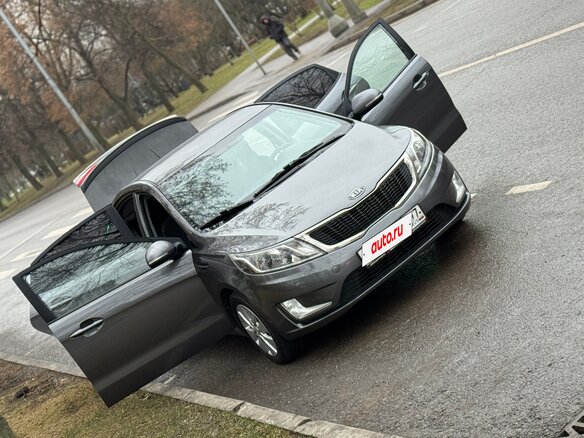 2012 Kia Rio 4-speed III, серый, 647000 рублей