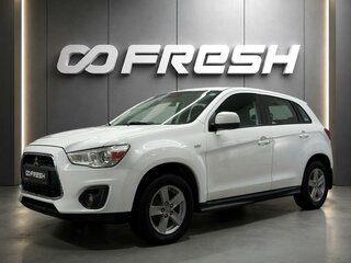 2014 Mitsubishi ASX I Рестайлинг, белый, 1140000 рублей, вид 1