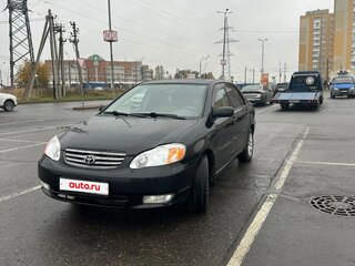 2003 Toyota Corolla IX (E120, E130), чёрный, 450000 рублей, вид 1