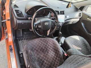 2014 Hyundai Solaris I, оранжевый, 1000000 рублей, вид 4