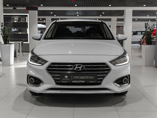 2018 Hyundai Solaris II, белый, 1350000 рублей, вид 3