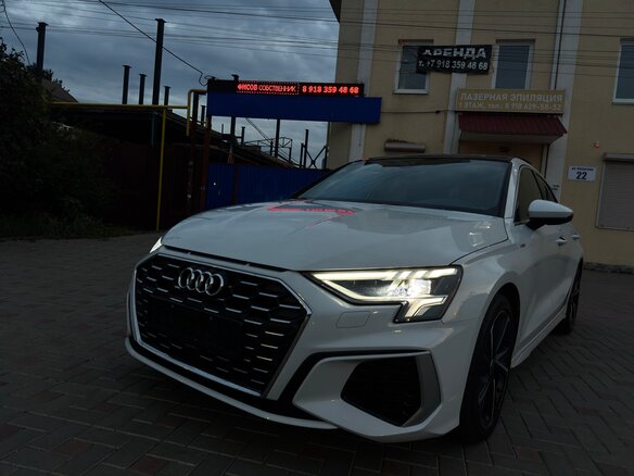 2023 Audi A3 Sportback 35 TFSI IV (8Y), белый, 2450000 рублей - вид 7