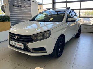 2018 Lada (ВАЗ) Vesta SW I, белый, 650000 рублей, вид 1