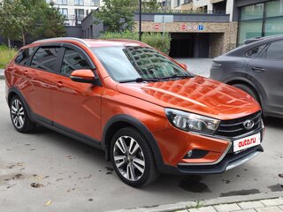 2019 Lada (ВАЗ) Vesta SW Cross I, оранжевый, 1250000 рублей, вид 3