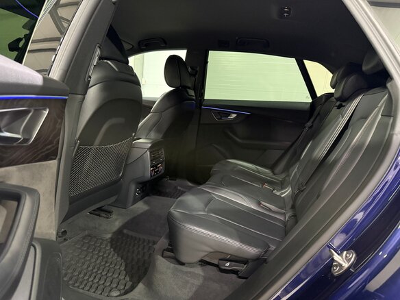 2019 Audi Q8 45 TDI I (4M), синий, 6290000 рублей - вид 31