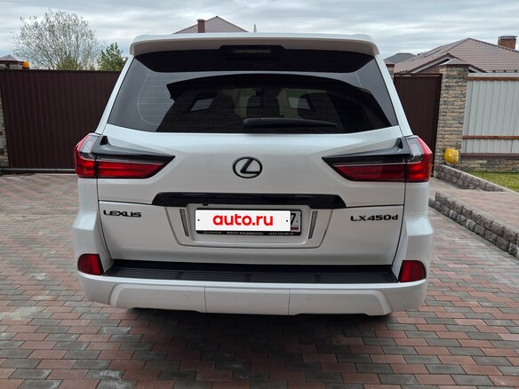 2019 Lexus LX 450d III Рестайлинг 2, белый - вид 3