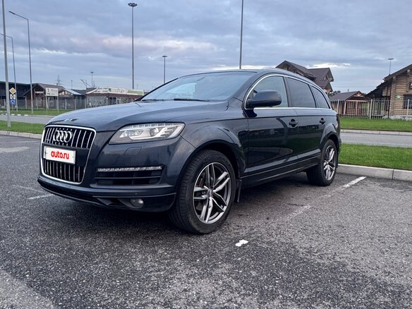 2012 Audi Q7 I (4L) Рестайлинг, синий, 1900000 рублей