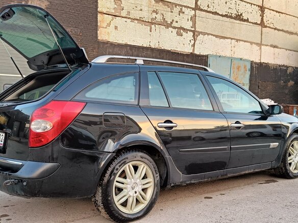 2006 Renault Laguna II Рестайлинг, чёрный, 330000 рублей - вид 7
