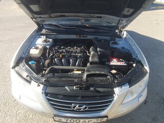 2008 Hyundai Sonata V (NF) Рестайлинг, серебристый, 520000 рублей, вид 2
