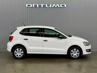 2012 Volkswagen Polo V, белый, 737000 рублей, вид 4
