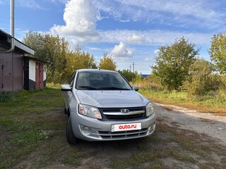 2013 Lada (ВАЗ) Granta I, серебристый, 420000 рублей, вид 1