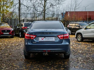 2016 Lada (ВАЗ) Vesta I, синий, 633000 рублей, вид 4