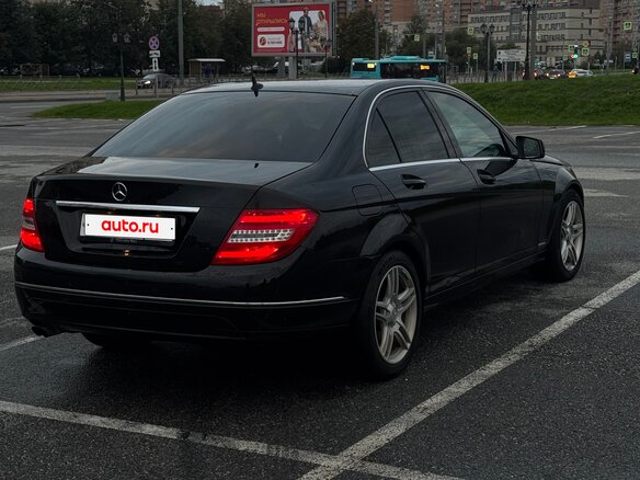 2008 Mercedes-Benz C-Класс 180 Kompressor III (W204), чёрный, 850000 рублей - вид 3