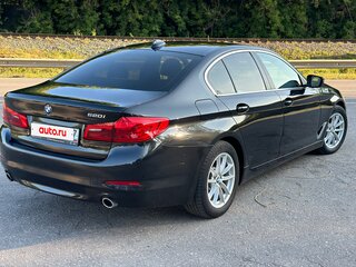 2018 BMW 5 серии 520i VII (G30/G31/G38), чёрный, 1950000 рублей, вид 5