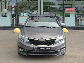2017 Kia Rio III Рестайлинг, серый, 852000 рублей, вид 2