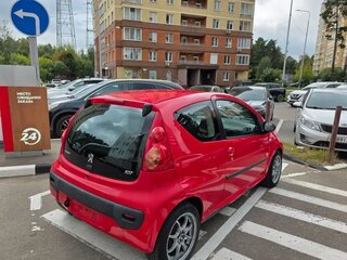 2010 Peugeot 107 I Рестайлинг, красный, 350000 рублей, вид 3