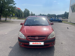 2007 Hyundai Getz I Рестайлинг, красный, 490000 рублей, вид 1