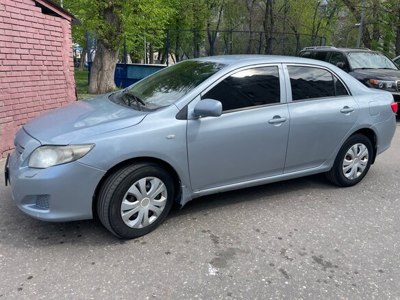 2007 Toyota Corolla X (E140, E150), голубой, 750000 рублей - вид 4
