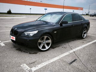 2004 BMW 5 серии 525i V (E60/E61), чёрный, 850000 рублей, вид 4