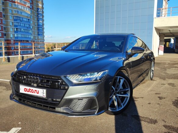 2021 Audi A7 55 TFSI II (4K), серый, 6200000 рублей - вид 4