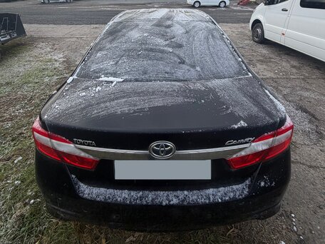 2012 Toyota Camry VII (XV50), чёрный, 1350000 рублей, вид 3