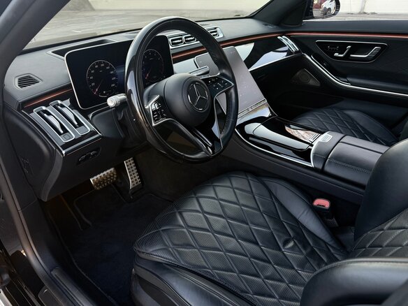 2021 Mercedes-Benz S-Класс 500 Long 4MATIC VII (W223), чёрный, 9200000 рублей - вид 11