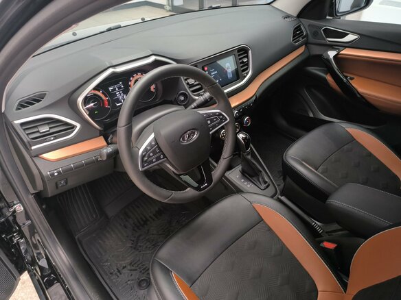 2025 Lada (ВАЗ) Vesta SW I Рестайлинг (NG), чёрный, 1690000 рублей - вид 13