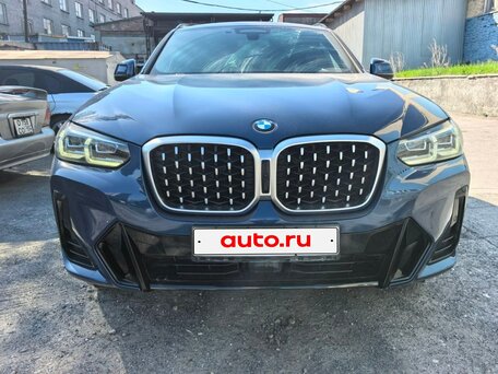 2023 BMW X4 20i II (G02) Рестайлинг, синий, 6100000 рублей, вид 3