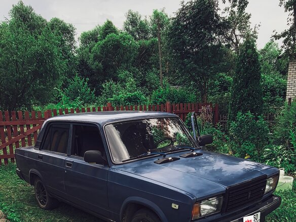 2006 Lada (ВАЗ) 2107, синий, 170000 рублей - вид 1