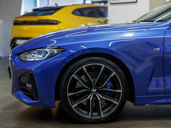 2021 BMW 4 серии 420d xDrive G22, G23, G26, синий - вид 14