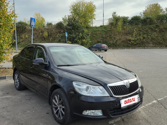 2012 Skoda Octavia II (A5) Рестайлинг, чёрный, 1290000 рублей - вид 2