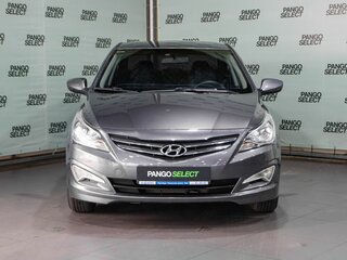 2015 Hyundai Solaris I Рестайлинг, серый, 886000 рублей, вид 2