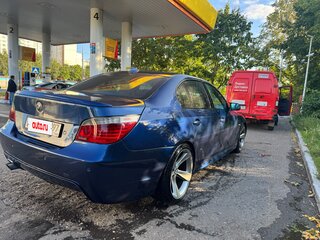 2007 BMW 5 серии 525d V (E60/E61) Рестайлинг, синий, 1750000 рублей, вид 2