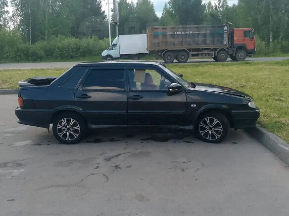 2003 Lada (ВАЗ) 2115, чёрный, 55000 рублей - вид 5