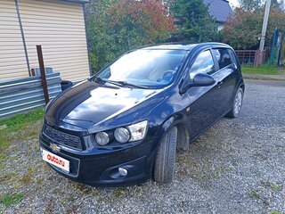 2012 Chevrolet Aveo II, чёрный, 670000 рублей, вид 1